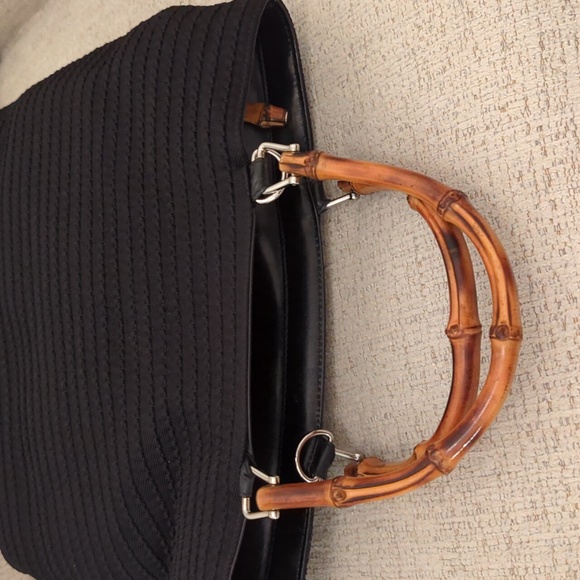 Gucci Diana Bamboo Black Satchel with Accessories - Picture 9 of 16